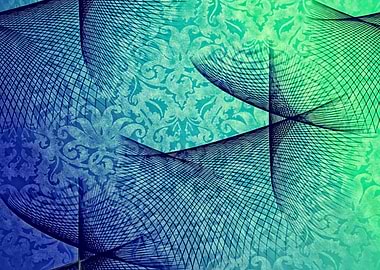 abstract spirograph background