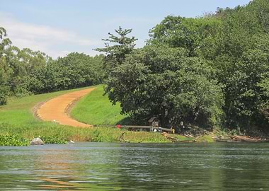 landscape african lake