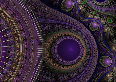 Purple Passion fractal digital art