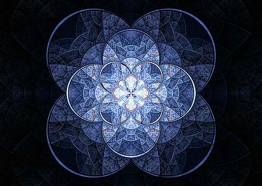 Denim Bliss fractal digital art