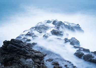 Fineart photography: Long exposure of the waves of the ...