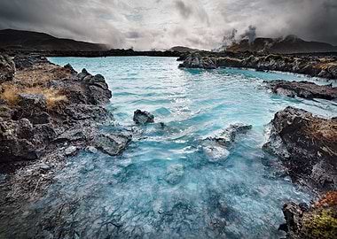The Blue Lagoon geothermal spa is one of the most visit ...