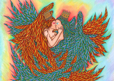 Rainbow Princess Angels. Lover and loving are inseparab ...