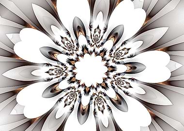 'Copper Highlights' Fractal Kaleidoscope