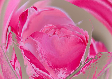 abstract roses in the garden