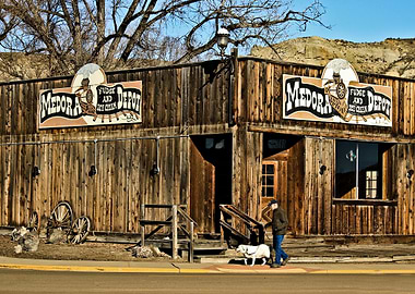 Medora Depot, North Dakota