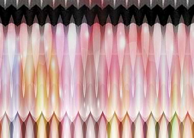 modern graphic abstract vertical pink mauve yellow blac ...