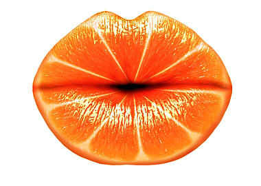 Orange Juicy Lips
