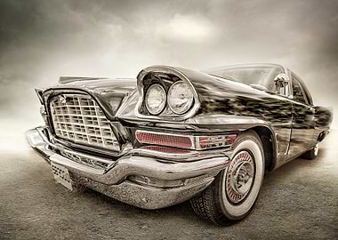 Big black and beautiful. This car had the front end to ...