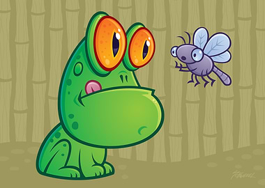 Frog and Dragonfly