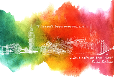 'i haven't been everywhere, but it's on the list'