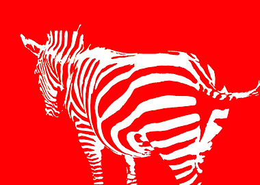 abstract zebra