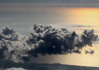 cloud above ocean