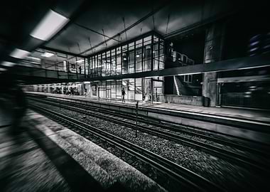 Train station in Germany.
