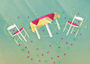 'Deliciously al Dente!' Digital Art, 2016