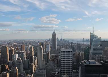 Photo of the skyline if NY from Top of the Rock