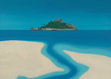 The Stream.A view of St Michaels Mount,Marizion