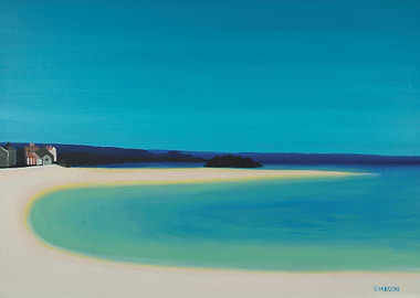 Marizion Beach.Marizion beach on a lovely day.