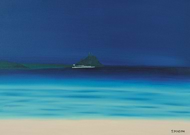 St Michaels Mount 1.Looking onto St Michaels Mount