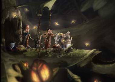 5 mice on an adventure