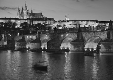 Castle and Charles Bridge, Prague