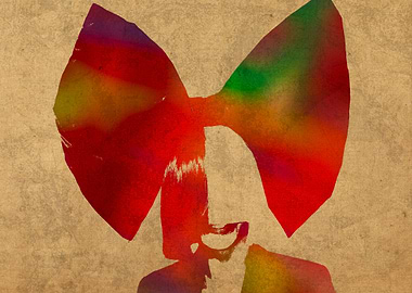 Sia Watercolor Portrait.