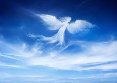 Cloud's angel in the sky