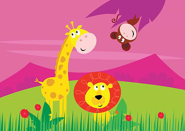 New art for Kids rooms as Displate. Enjoy Metal poster ...