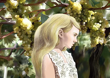 Girl in the Vineyard