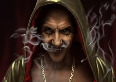 Ninja from Ugly Boy music video, a portrait I had to ma ...