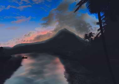 Digital painting made on photoshop.