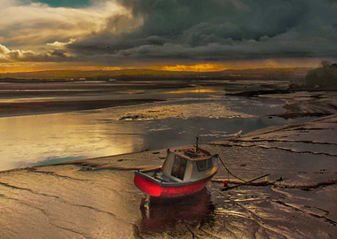 Storm Imogen, Devon, England