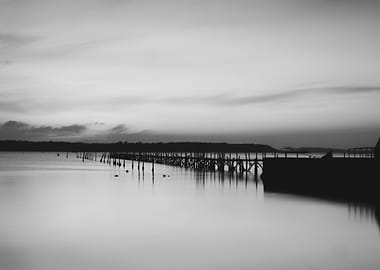 A black and white picture