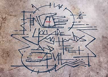 Hand drawn illustration or drawing of Jesus Christ at t ...