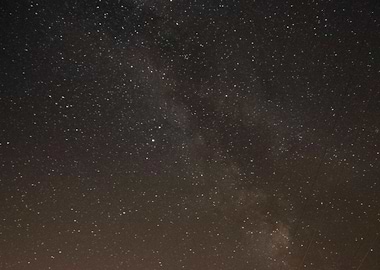 The milky way over top of southern alberta