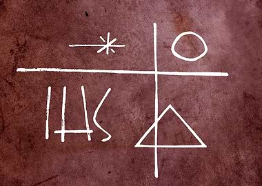 Hand drawn illustration or drawing of a Cross and other ...