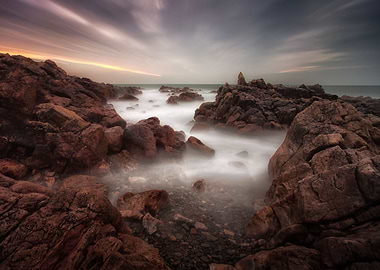 The jagged coastline and sweeping skyline of Rotherslad ...