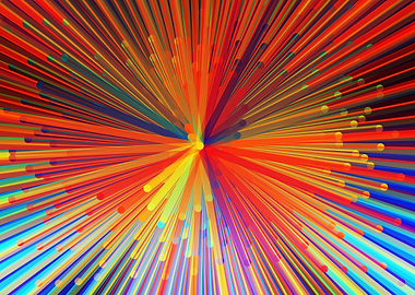 Explosive fireworks orange