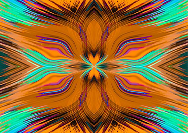 brown green pink and blue spiral line pattern abstract ...