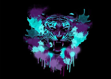 Some tigers' stripes can be painted