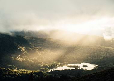 Sunrise Over The Lake