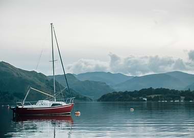 Red Boat On The Water
