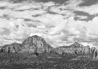 The mountains of Sedona on a very nice day.