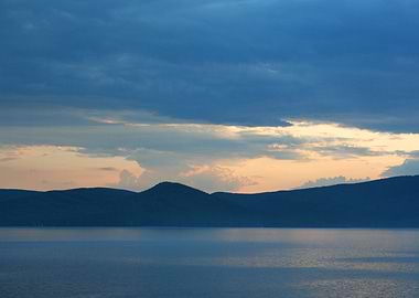 Evening lake