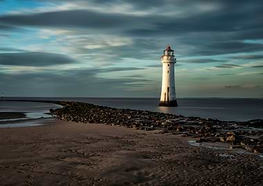 Perch Rock Lighthouse, The Lighthouse at New Brighton i ...