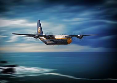 Blue Angels C130 Hercues nicknamed Fat Albert