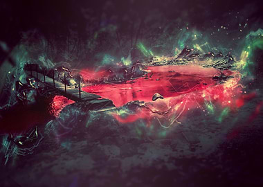 Down by the river, in the forrest, You'll find a bridge ...