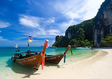 Hong island boat, Thailand