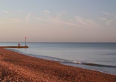 A retro view of the sea