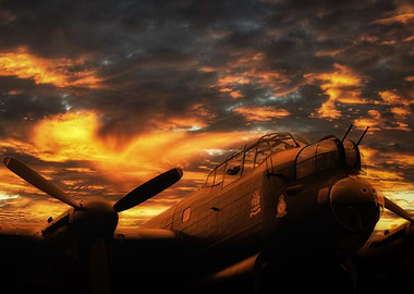 Avro Lancaster Bomber NX611 'Just Jane' sits under the ...